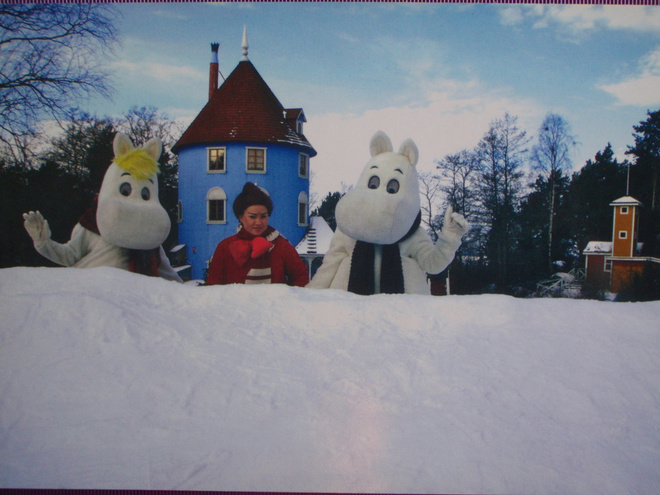 Pikku Myy ja muumit lumihangessa