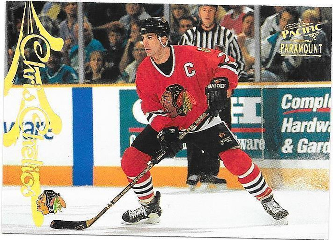 1997-98 Paramount #41 Chris Chelios Chicago Blackhawks