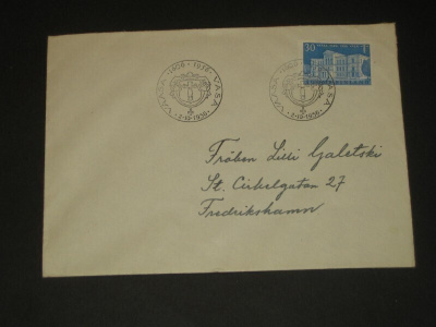 FDC 1956 Vaasa 350-v El,