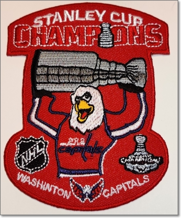 NHL - Washington Capitals -kangasmerkki / haalarimerkki
