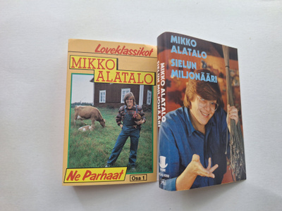 2 x kasetin kansipaperit Mikko Alatalo c-kasettiin