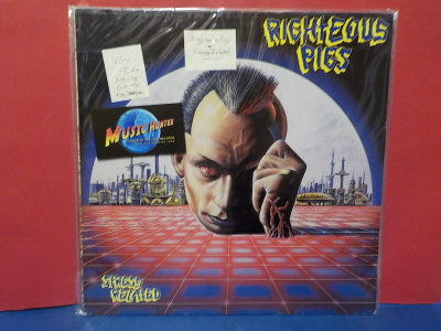 RIGHTEOUS PIGS - STRESS RELATED VG+/EX+ GER -90 PRESS LP