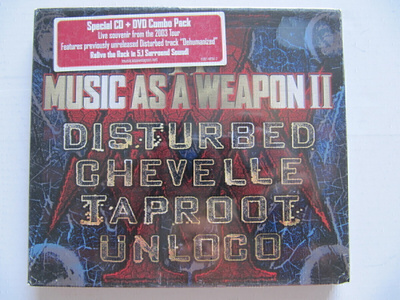 Disturbed - Music As a Weapon 2. CD + DVD UUSI