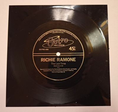 Richie Ramone The Last Time 7" sinkku Ramones