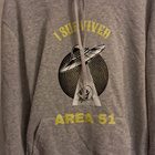Harmaa Area 51 huppari XL puuvillaa - pikkukuva 3