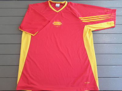 Espanja UEFA Euro 2004 Lisensoitu Adidas T-paita Koko L