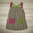 Tinttu wanhan ajan mekko 122/128cm - pikkukuva 1
