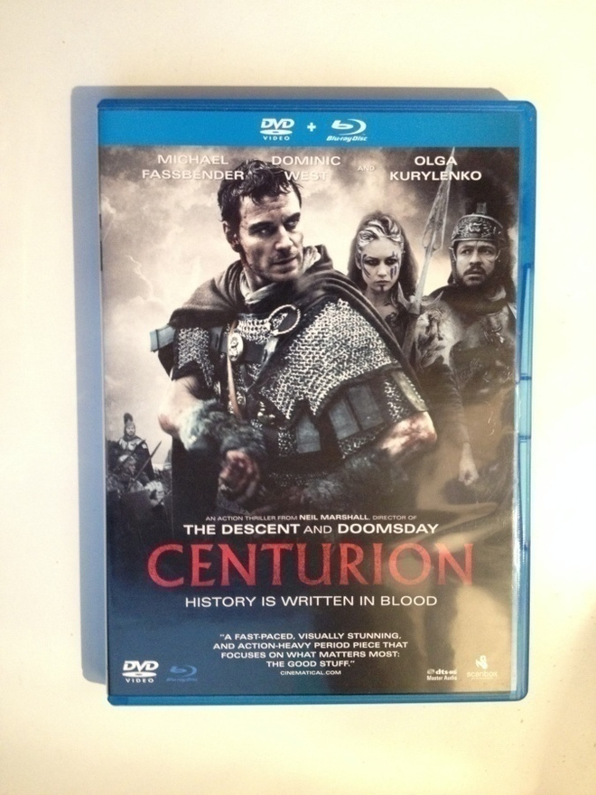 Centurion (2010, Blu-ray + DVD, Michael Fassbender) Suomi BD