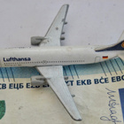 VANHA Schabak 925 Lentokone Boeing 737 Lufthansa Metalli - pikkukuva 1