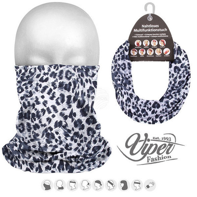 Viper Fashion 9in1 Mikrokuitukangas Putkihuivi leopardi UUSI