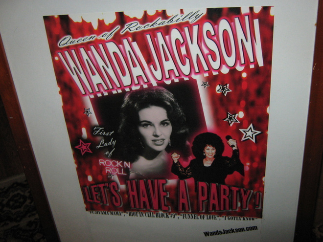 Wanda Jackson juliste (kehystetty) 44x54cm / rockabilly