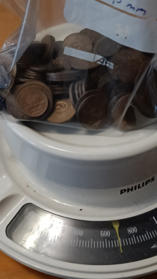 Ruotsi 1 ja 2 öre n.700g