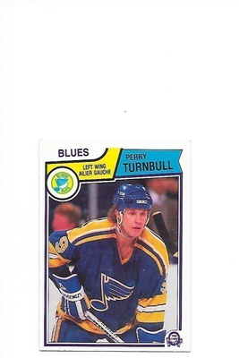 1983-84 OPC #321 Perry Turnbull St Louis Blues