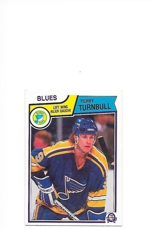 1983-84 OPC #321 Perry Turnbull St Louis Blues