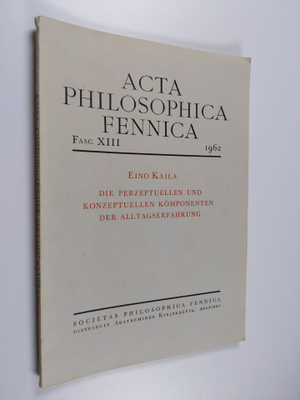 Eino Kaila : Die perzeptuellen und konzeptuellen Komponen...