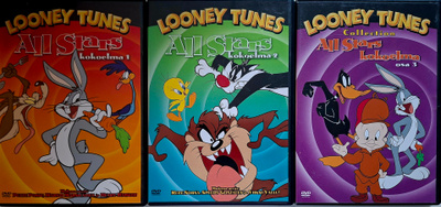 LOONEY TUNES ALL STARS KOKOELMA 1-3 DVD