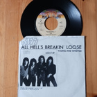 Kiss – All Hell's Breakin' Loose 7" orig 1984 Hard Rock - pikkukuva 2