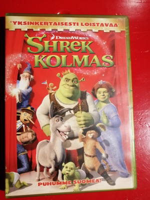 Shrek kolmas DVD