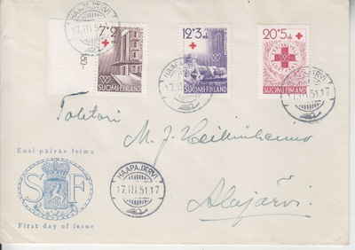 FDC 1951 PR sarja