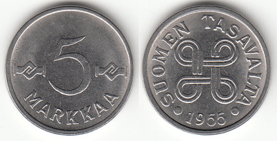5 mk 1955, hyvä