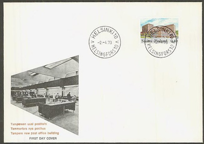 1973 Treen postitalo FDC - pvm leima
