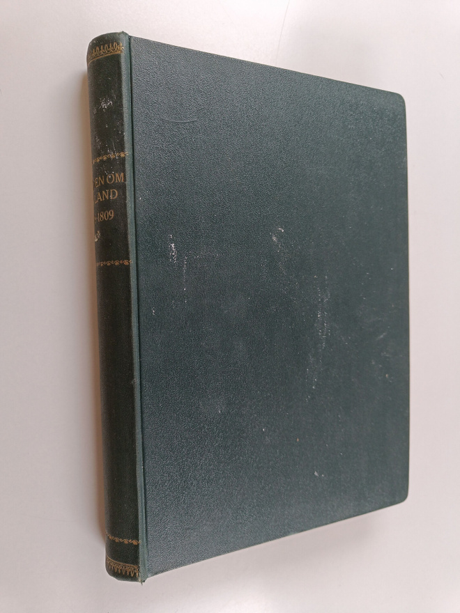 Hugo Schulman : Striden om Finland 1808-1809