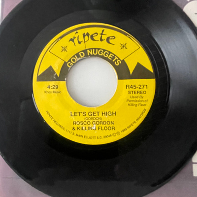 ROSCO GORDON: No More Doggin * Let’s Get High * USA 1989