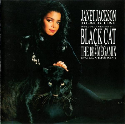 Janet Jackson - Black Cat (CD) EX+!! Maxi-single