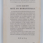 Eino Krohn : Mitä on romantiikka - klassisuus - koomisuus... - pikkukuva 2