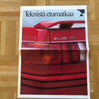 Lehti / esite Audi Teknistä etumatkaa 2/1987 - pikkukuva 1