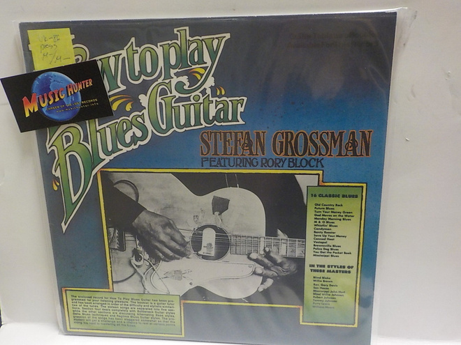 STEFAN GROSSMAN - HOW TO PLAY BLUES GUITAR M-/M- LP