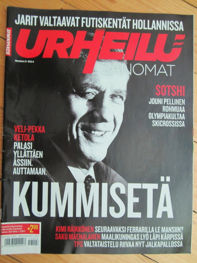 VELI-PEKKA KETOLA  ÄSSÄT URHEILUSANOMAT #3 2014