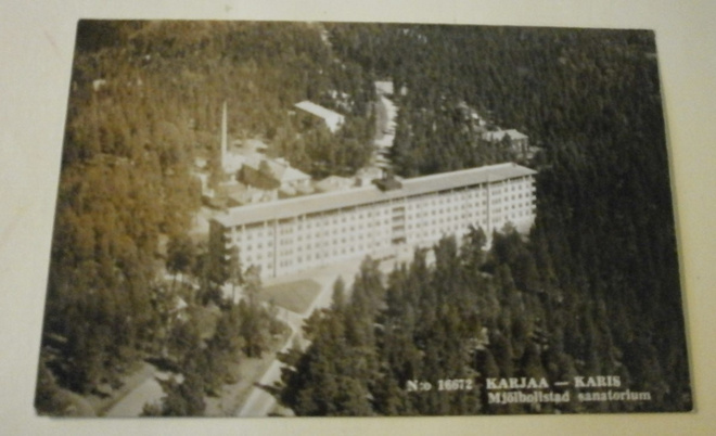 Karjaa N:o 16672, Mjöllbostad sanatorium, T:mi Karhumäki