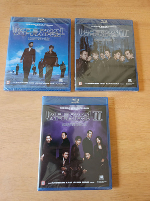 Infernal Affairs I-III (3 x Blu-ray, uusia)
