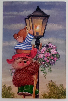 COUNTRY COMPANIONS-KULKEMATON POSTIKORTTI