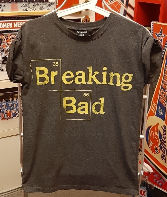 Breaking Bad harmaa t-paita naisten malli koko S