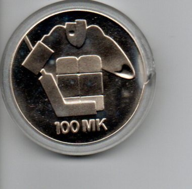 100 Mk 1991 Proof