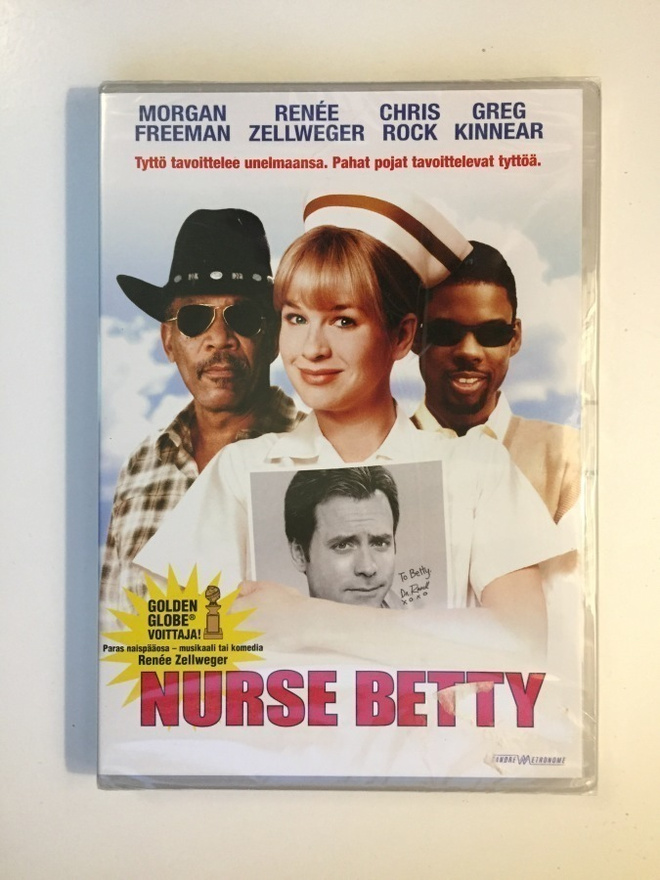 Nurse Betty (DVD) Greg Kinnear ja Renee Zellweger (2000 UUSI
