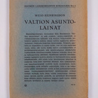 Weio Henriksson : Valtion asuntolainat (arava-lainat) (te... - pikkukuva 2