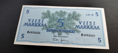 5mk 1963 Litt.B, LIN-Leh, R-sarjaa, KL 9-10