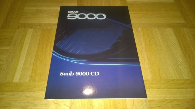 Esite Saab 9000 CD, 1988