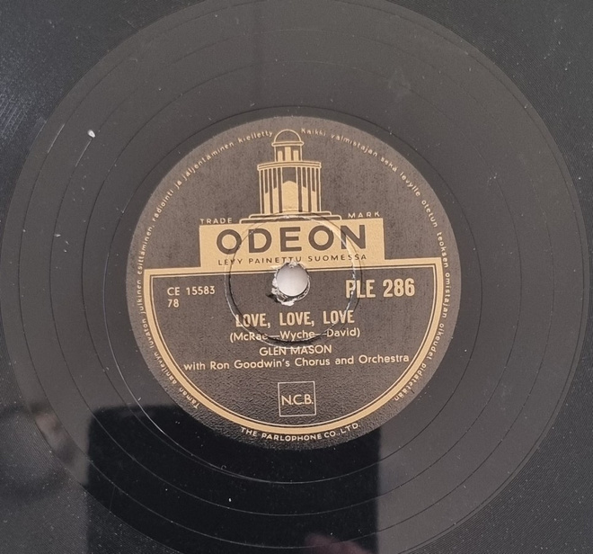 Savikiekko 1956 - Glen Mason - Odeon PLE 286