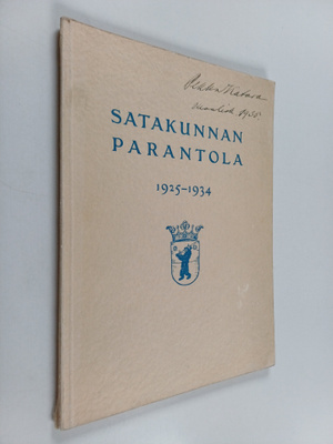 Satakunnan Parantola 1925-1934