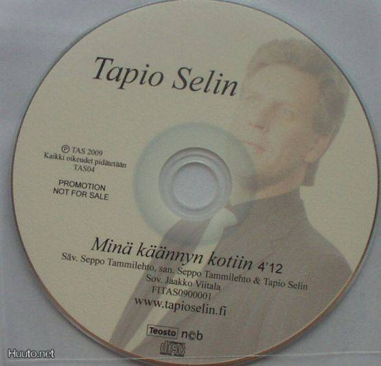 Tapio Selin ** Minä Käännyn Kotiin ** CDS - Promo