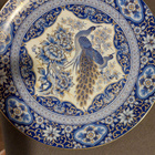 Hieno imperial peacock seinälautanen - pikkukuva 1