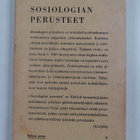 Erik Allardt : Sosiologian perusteet - pikkukuva 2