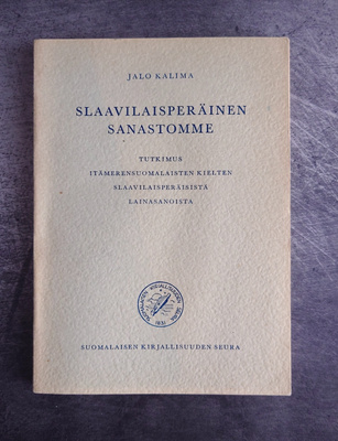 Jalo Kalima : Slaavilaisperäinen sanastomme