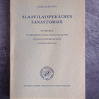 Jalo Kalima : Slaavilaisperäinen sanastomme - pikkukuva 1