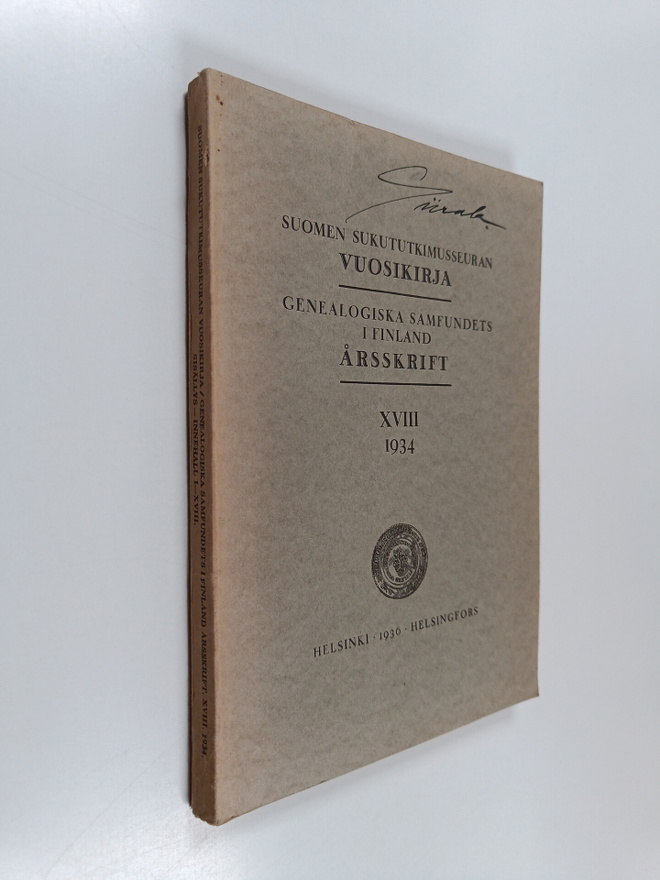 Suomen sukututkimusseuran vuosikirja = Genealogiska samfu...