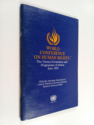 World Conference on Human Rights : the Vienna Declaration...